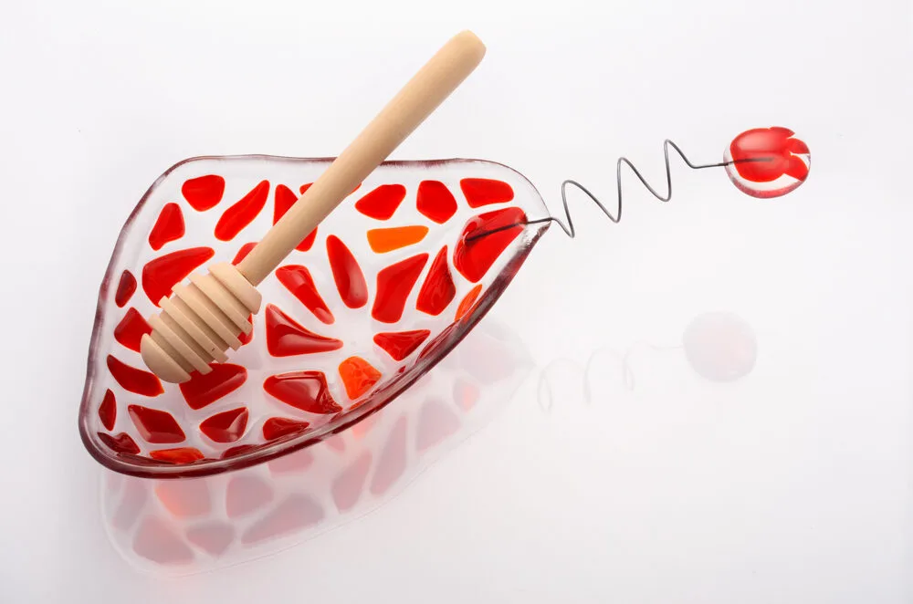 Honey Dish -Jumping Pomegranate